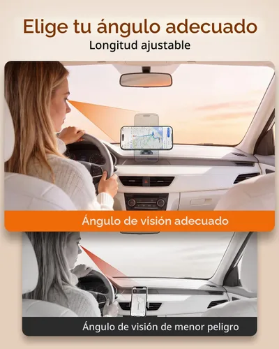 Miniatura 3 de SYNCWIRE MagSafe - Soporte magnético para teléfono de automóvil, soporte magnético para tablero de automóvil, soporte de teléfono magnético fuerte