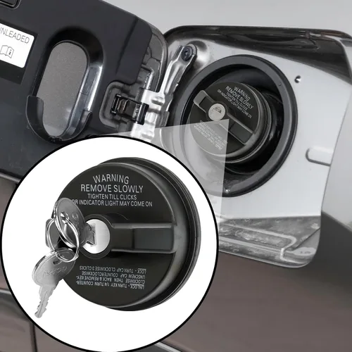 Miniatura 7 de Tapa de gas con bloqueo, tapa de combustible con llave compatible con Toyota 4Runner Tacoma Tundra Acura Honda CRV Infiniti Nissan Buick Cadillac