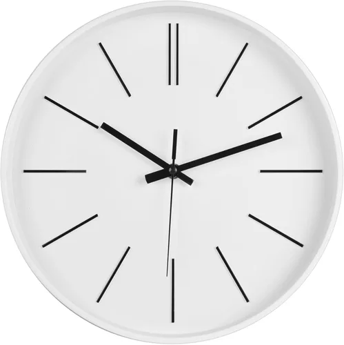Miniatura 11 de zyzamay Moderno reloj de pared redondo 3D de 12 pulgadas, negro, silencioso de cuarzo, funciona con pilas, fácil de leer, hora precisa