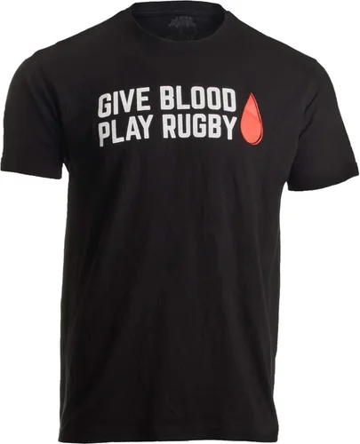 Miniatura 2 de Give Blood, Play Rugby Divertida camiseta de la Unión de Rugby Player Rugger League