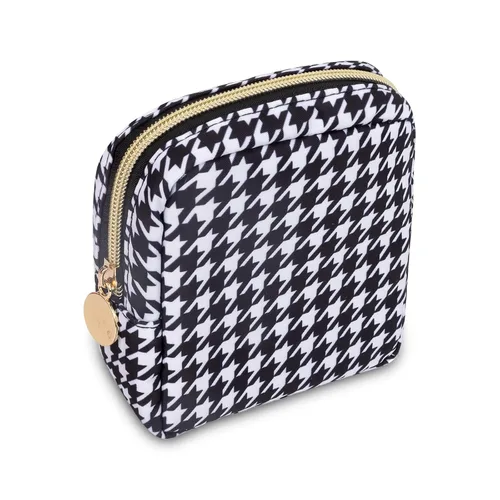 Miniatura 104 de Estuche pequeño para lápices y maquillaje para bolso, lindo estuche de lápices, bolsa de pinceles de maquillaje de nylon con cremallera, estuche