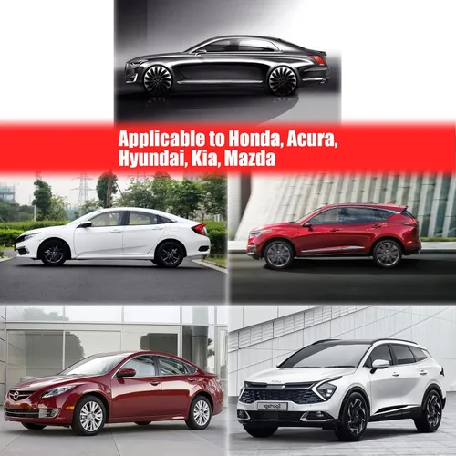 Miniatura 6 de Juego de 4 tornillos rotores de disco de frenado, tornillos de freno delantero y trasero de acero inoxidable, adecuados para modelos Honda, Hyundai