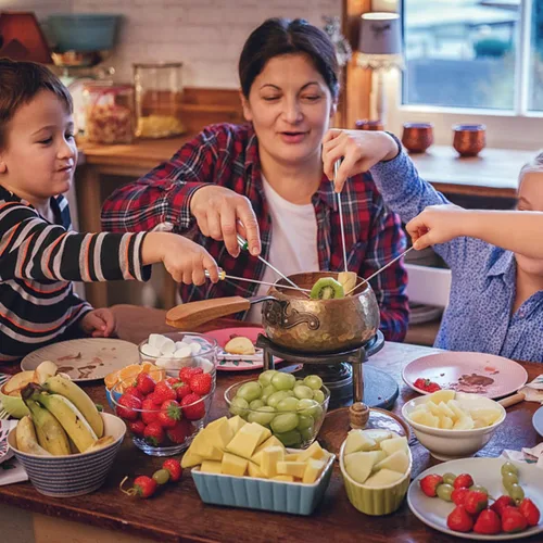 Miniatura 3 de Tenedor de comida de frutas Tenedor de fondue de acero inoxidable Tenedor de postre Tenedor de acero inoxidable