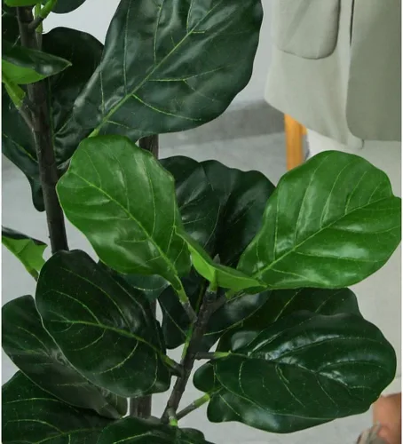 Miniatura 2 de Fake Plants Artificial Tree Fake Tree Nordic Artificial Tree Branch Artificial Ficus Lyrata Plant Fake Banyan Tree For Home Garden Bonsai Decoration