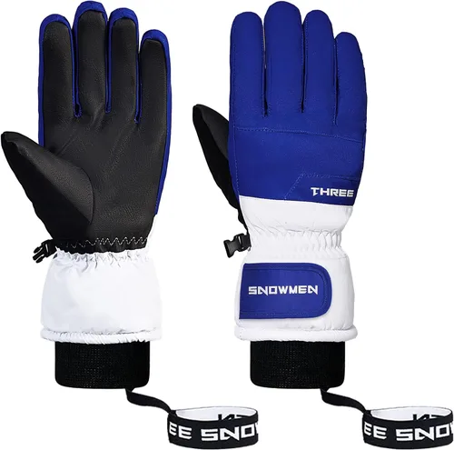 Durio Guantes de esquí impermeables para mujeres y hombres, guantes de esquí para mujeres y hombres, guantes de nieve para pantalla táctil, guantes