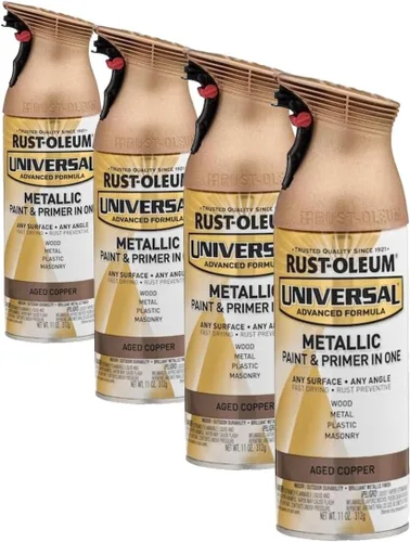 Miniatura 157 de Rust-Oleum 245197 Pintura en aerosol universal para todas las superficies, 12 onzas, negro satinado