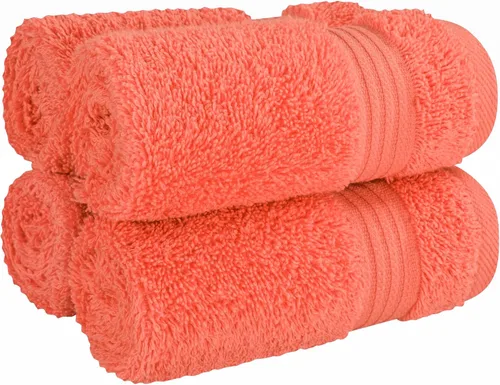 Miniatura 93 de Cotton Paradise - Juego de 4 toallas de mano para baño, 100% algodón turco, toallas suaves y absorbentes para la cara, toallas de mano color gris
