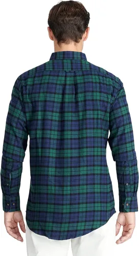 Miniatura 2 de IZOD Camisa elástica de manga larga de franela Advantage Performance para hombre