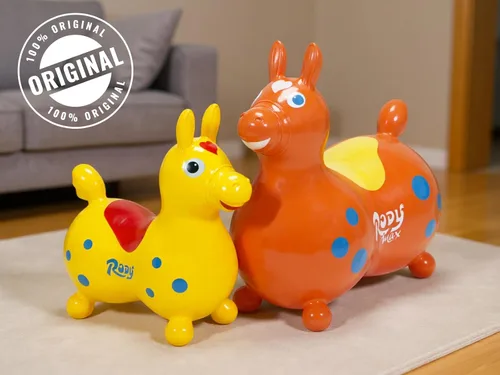 Miniatura 2 de GYMNIC - Caballo de rebote Rody, caballo de salto para niños pequeños, caballo inflable, animales hinchables para niños pequeños y niños, juguetes