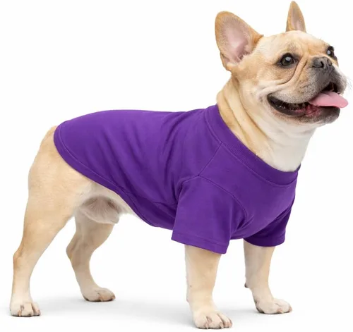 Miniatura 21 de Lovelonglong 2019 - Ropa para mascotas, Disfraces para Perro, Ropa Camisetas en blanco para Perros Grande Medianos Pequeños 100% Algodón 18