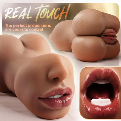 Miniatura 6 de Muñeca sexual de gran culo de 2.6 libras, masturbador masculino, realista de glúteos y coño de pluma, juguete sexual para adultos con vagina