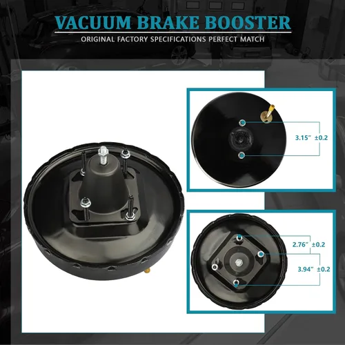 Miniatura 3 de IRONTEK Potenciador de freno de vacío 53-4905 para Toyota Tacoma #534905 AA1534905 5C-34905 5C-34905