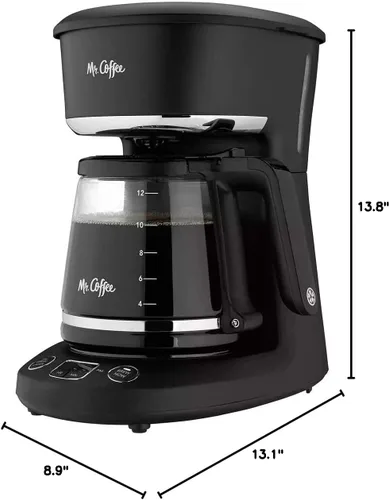 Miniatura 7 de Mr. Coffee® Cafetera programable de 12 tazas, prepara ahora o más tarde