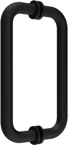 Miniatura 10 de CKB Manija de puerta de ducha de 8", tirador de puerta de vidrio de ducha espalda con espalda compatible con vidrio de 1/4" a 1/2" de grosor