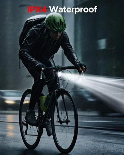 Miniatura 5 de Akale Bike Lights Set, Rechargeable Bicycle Lights Front and Rear, 4 Light Mode Options, Bike Headlight, IPX4 Waterproof, Easy to Install for Men