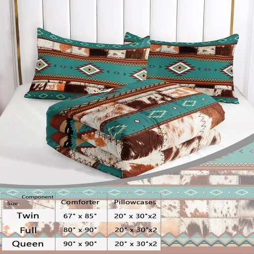 Miniatura 2 de AILONEN Lindo juego de edredón de oso tamaño individual, juego de ropa de cama Kawaii de oso de peluche marrón para niños y niñas, edredón suave