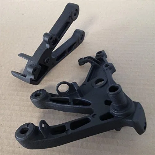 Miniatura 7 de HONGK - Soporte de clavijas de pie delantero negro compatible con Cbr600Rr Rr 2007 2008-2011 [B01C0SU70M]