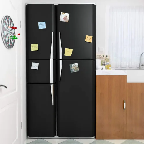 Miniatura 6 de Decotalk Papel tapiz de 30 x 400 pulgadas, tipo despegar y pegar, negro, adhesivo, para dormitorio, armario o cajones, se puede retirar, autoadhesivo