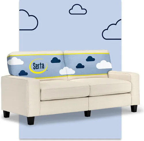 Miniatura 46 de Serta Palisades Sofás Tapizados para Sala, Sofá de Diseño Moderno, Tela, Beige