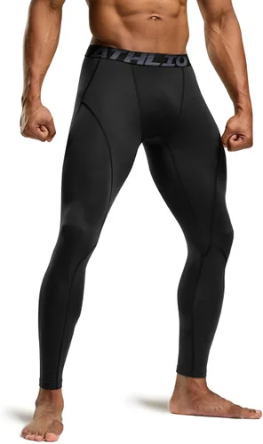 Miniatura 2 de ATHLIO Men's Thermal Compression Pants, Athletic Running Tights & Sports Leggings, Wintergear Base Layer Bottoms