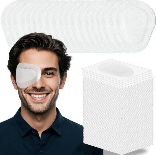 Miniatura 8 de 100 parches adhesivos para los ojos para niños, parche médico desechable transpirable para ambliopía ojo perezoso, vendajes adhesivos sin látex