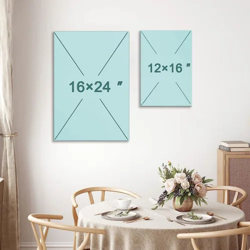 Miniatura 7 de TBKHUDBI Lienzo de flores bohemias para pared, impresiones florales abstractas, juego de 3 pósteres minimalistas de pintura botánica, mercado