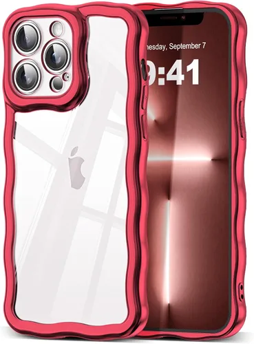 Miniatura 113 de SKYLMW Compatible con iPhone 6s Plus/6 Plus Case de 5.5", Linda Kawaii Marco Ondulado Rizado Forma de Marco Funda de Silicona Suave Resistente a