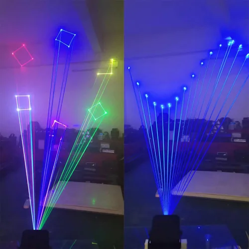 Miniatura 4 de JUNMAN 2W 2000mw RGB Luz de Efecto de Animación de Color Completo para Escenario, Luz de Haz para DJ, Discoteca, Luz de Evento para Fiesta, Boda