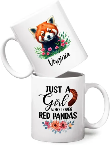 Miniatura 16 de Taza personalizada con texto en inglés "Just A Girl Who Loves Chick", tazas de cerámica con nombre personalizado para amantes del pollo, regalos