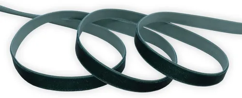 Miniatura 16 de Cinta de terciopelo negro de 1 1/2 pulgadas de una cara de nylon para envoltura de regalos, lazos para el pelo, gargantilla, decoraciones de boda