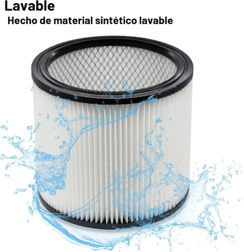 Miniatura 5 de Filtro de repuesto para Shop-Vac 90350, 90304, 90333 que se adapta a la mayoría de aspiradoras para agua y polvo de 19 litros y más. Blanco 1 pieza