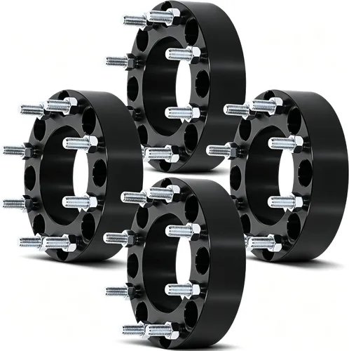 OCPTY Espaciadores de rueda de 8 x 180 de 2 pulgadas para Chevrolet para Silverado 2500 con tuercas de llanta de 14 x 1.5 pulgadas, orificio del
