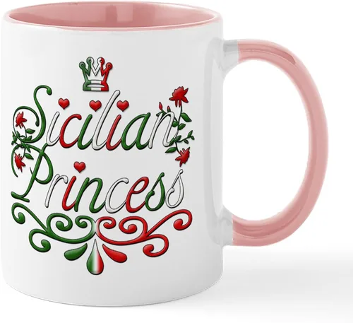 Miniatura 34 de CafePress Sicilia Mug - Taza de café de cerámica (11.0 fl oz)