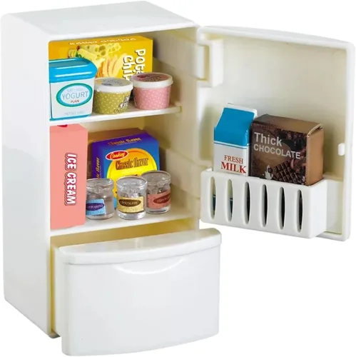 Miniatura 13 de Juego de Casa de Muñecas Familiar para Sala de Estar — Piano con Banco y Partitura, Dos Sillones, Mesa de Centro, Lámpara de Pie y Juego de Té