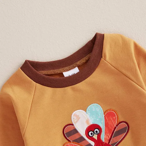 Miniatura 10 de BemeyourBBs Conjunto divertido de sudadera y pantalones de manga larga con letras divertidas para bebé niño y niño