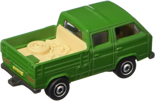 Miniatura 2 de Matchbox 2017 Volkswagen Transporter Cab 95/125, Verde (Herramientas en la cama de camión)