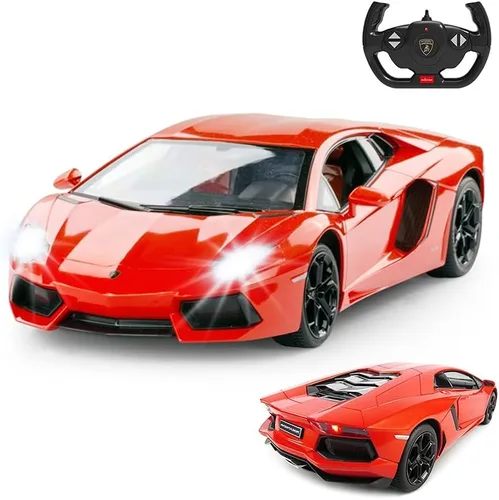Miniatura 10 de RASTAR Coche RC Lamborghini Sián FKP 37 1/14 Coche De Control Remoto, Lamborghini RC Juguete para Niños - ROJO