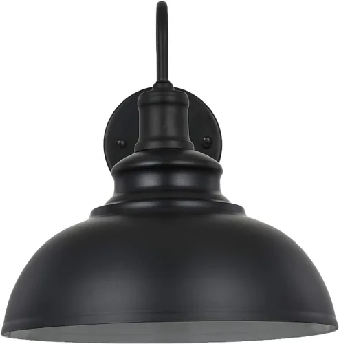 Miniatura 5 de Apliques de pared industriales de cuello de cisne negro con base E26 con interruptor de atenuación de intensidad de estilo vintage para casa