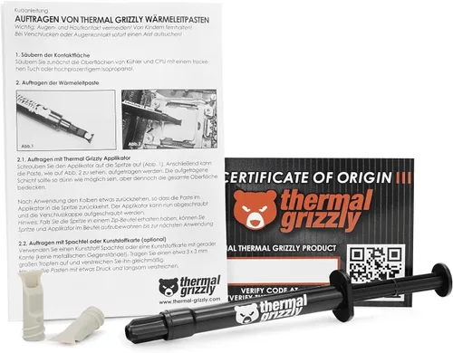Miniatura 8 de Thermal Grizzly Kryonaut Extreme - Pasta térmica de CPU de alto rendimiento para enfriar todos los procesadores, tarjetas gráficas, disipadores