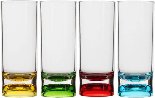 Miniatura 7 de Lily's Home Vasos de chupito irrompibles para interiores y exteriores con base pesada, vasos reutilizables transparentes de 2 onzas, perfectos