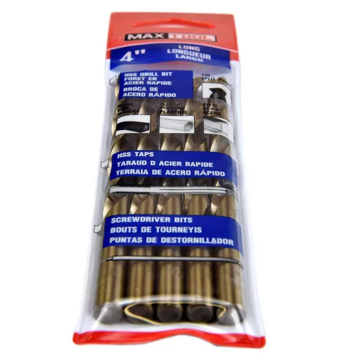 Miniatura 5 de MAXTOOL - Brocas de longitud idéntica de cobalto de 5/16 pulgadas, 5 piezas, brocas helicoidales HSS M35, brocas de vástago recto dorado totalmente
