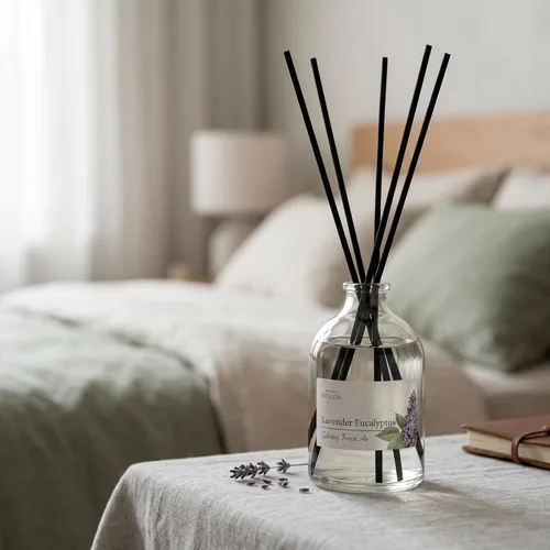 Miniatura 6 de Juego de Difusor de Aromas con Varillas, Difusor Aromático con Varillas para Fragancias del Hogar, Difusor de Aromas para Decoración de Estanteria