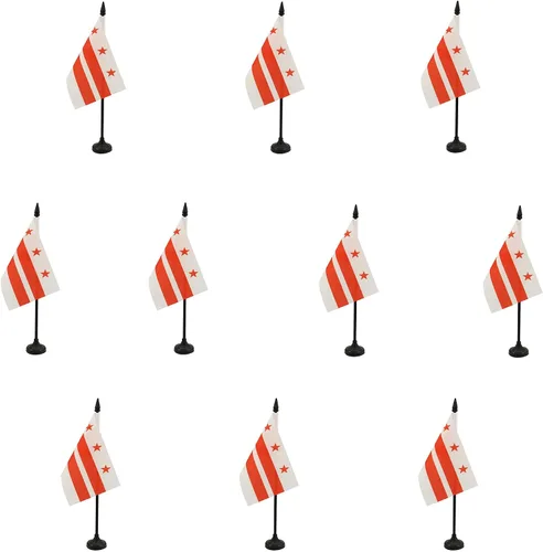 Miniatura 54 de Bandera de mesa de Colorado de 4 x 6 pulgadas, bandera de escritorio del estado de Colorado de EE. UU., 5.9 x 3.9 in, palo y base de plástico negro