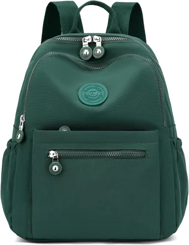 Miniatura 14 de Tanweibago Mini mochilas de nailon para mujer, mochilas pequeñas de 11L para mujer, mochila ligera casual para mujer, mochila de viaje de compras