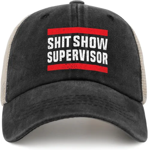 Miniatura 21 de Shit Show Supervisor Hat para mujer, gorra de béisbol vintage