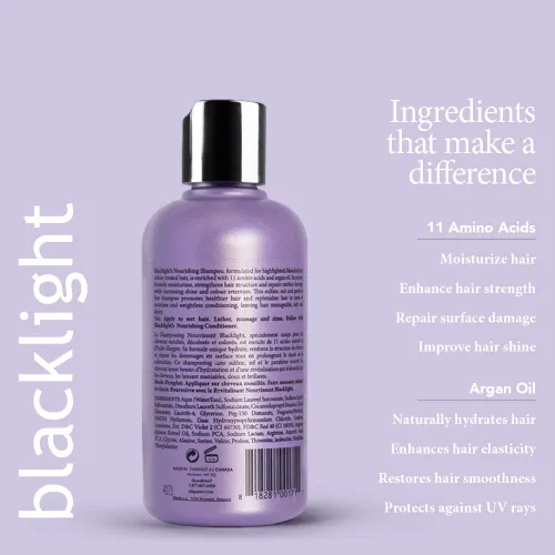 Miniatura 4 de Oligo Professional Blacklight Champú nutritivo Sin parabenos Hidratación hidratante Extensor de color vegano