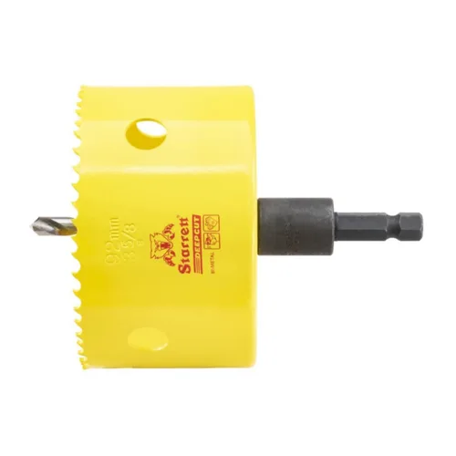 Miniatura 51 de Starrett DCH0136-G - Sierra perforadora bimetálica de corte profundo con dientes HSS resistentes a la abrasión - Ideal para cortar metal, acero