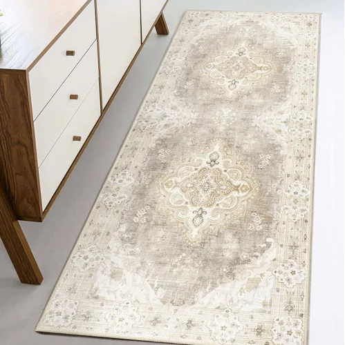 Miniatura 62 de Alfombra Verde MUJOO de 8'x10', Alfombras de Área para Sala de Estar, Alfombras Lavables, Alfombra Grande de Área, Alfombra Boho de Área de 8'x10