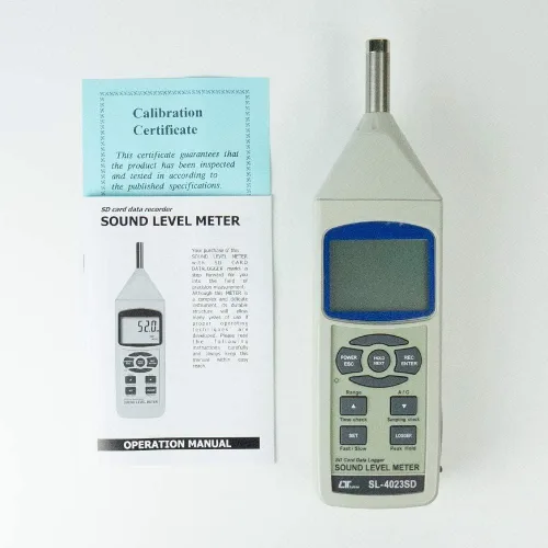 Miniatura 5 de Medidor de nivel de sonido clase 1 (rango: 30 a 130 dB)/medidor de decibelios profesional/medidor de decibelios lector de nivel de sonido/medidor